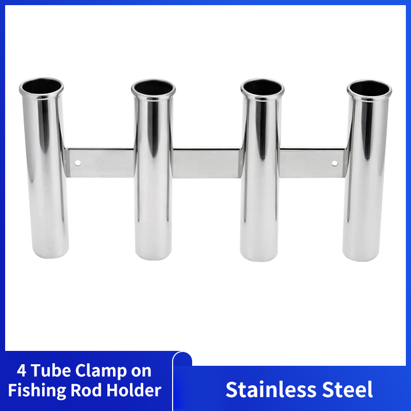 Fishing Equipment Cheap - Stainless Steel 4 Tubes Rod Holders