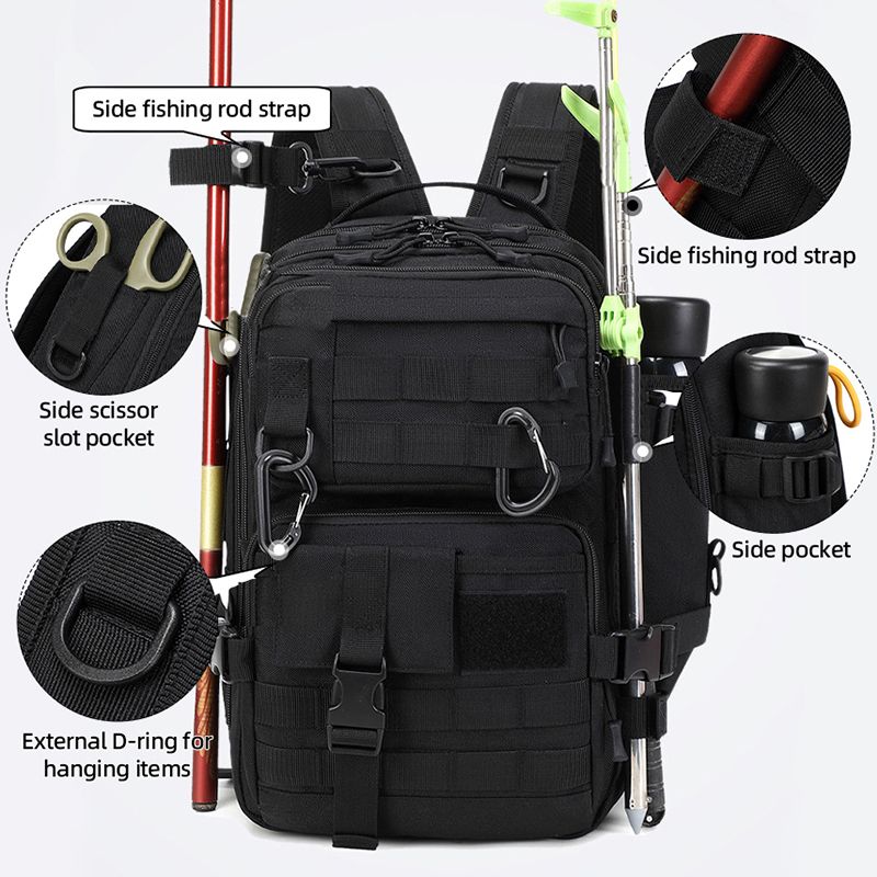 Camping Tactical Backpack Trav - Fishing Equipment Bag 评论和价格