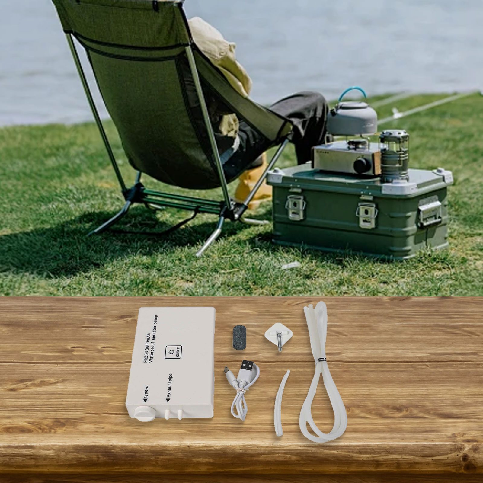 14*6*2.2cm Oxygen Pump Oxygen  - Fishing Equipment Brands 评论和价格