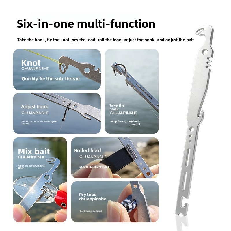 QAJTAO 4 Pieces 6-in-1 Stainle - Fishing Equipment Price 评论和价格